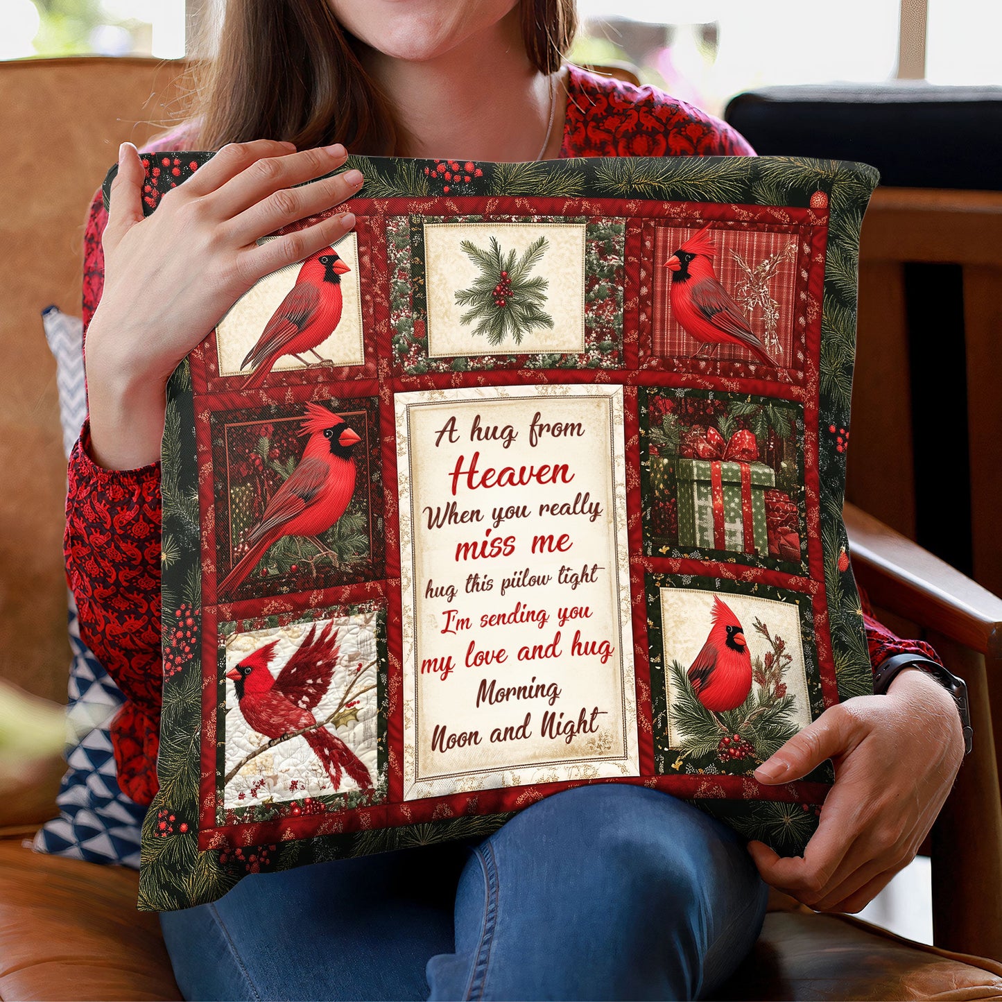Cardinal Pillow (50% OFF)