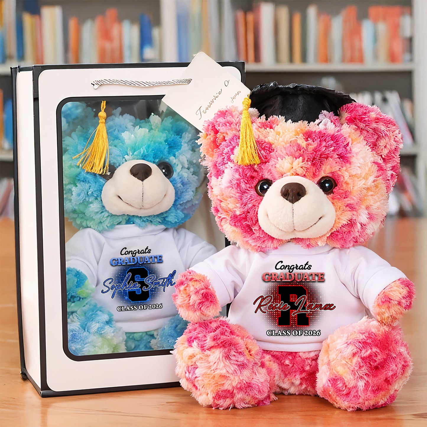 Congrats Graduation 2026 - Personalized Custom Bear Plush