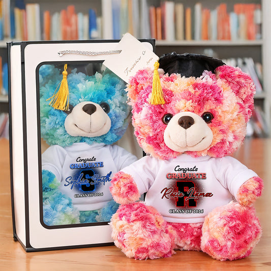 Congrats Graduation 2026 - Personalized Custom Bear Plush
