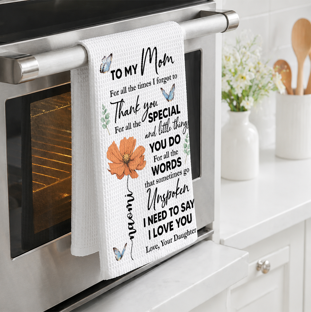 Special Mom Special Love - Personalized Kitchen Towel