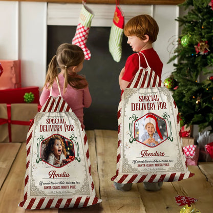 Santa Delivery For Nice - Christmas Bag Gift For Family - Christmas Sack