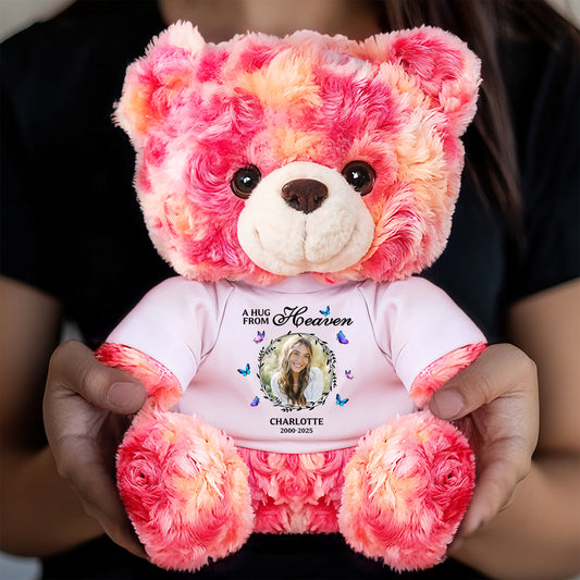 A Hug From Heaven - Memorial Personalized Custom Teddy Bear Plush