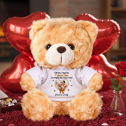 Premier Noël - Ours en peluche personnalisé