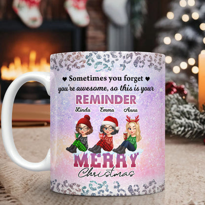 Merry Christmas My Brave - Personalized Custom Coffee Mug - 3D Effect