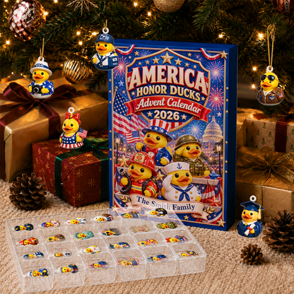 Duck Advent Calendar 2026 24 Day Christmas Countdown Box With Cute Figurines - Advent Calendar Box-Box&Acrylic