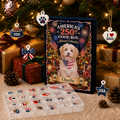 Good Boy Advent Calendar 2026 24 Day Christmas Countdown Box With Cute Figurines - Advent Calendar Box-Box&Acrylic