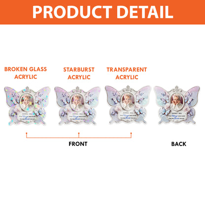 Your Wings Were Ready - Ornament Hanging Piece With Crystal Charm