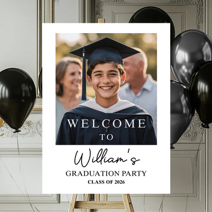Class Of 2026 High School Graduation Party - Personalized Graduation Welcome Sign - Graduation Gifts