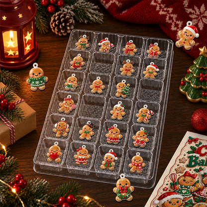 Christmas Baking Crew Advent Calendar 2026 - 24 Day Christmas Countdown Box With Cute Figurines - Advent Calendar Box-Box&Acrylic