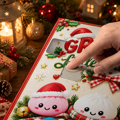 Grandma's Dumpling - Dumpling Advent Calendar - 24 Mini Dumpling Squishies - Family Countdown Calendar
