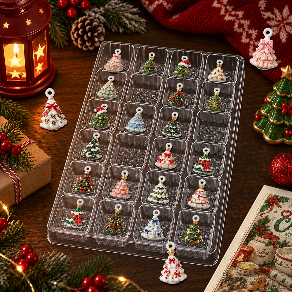Christmas Advent Calendar 2026 24 Day Christmas Countdown Box With Cute Cat Figurines - Advent Calendar Box-Box&Acrylic