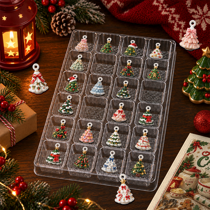 Christmas Advent Calendar 2026 24 Day Christmas Countdown Box With Cute Cat Figurines - Advent Calendar Box-Box&Acrylic