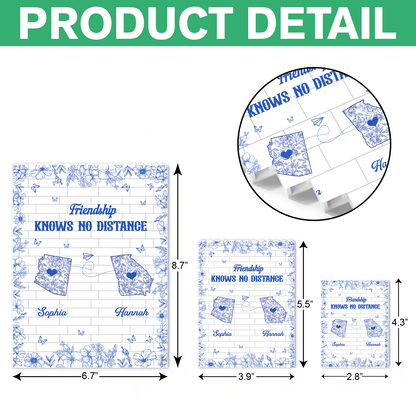 Close At Heart Puzzle - Personalized Rectangle Building Brick