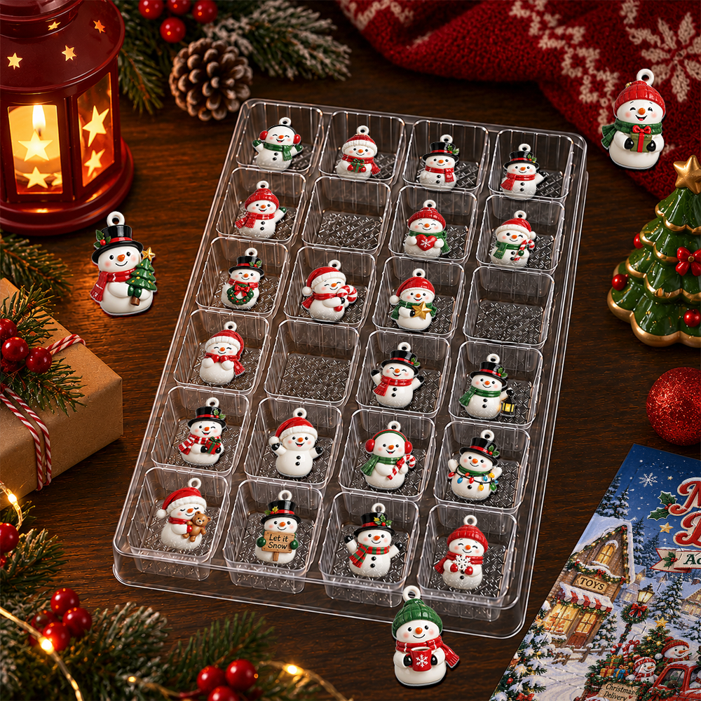 Merry and Brights Advent Calendar 2026 - 24 Day Christmas Countdown Box - Advent Calendar Box-Box&Acrylic