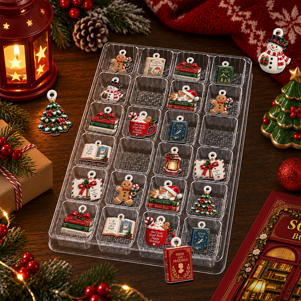 Book Lovers Open For Dreamers Advent Calendar 2026 24 Days Of Joy Holiday - Advent Calendar Box-Box&Acrylic