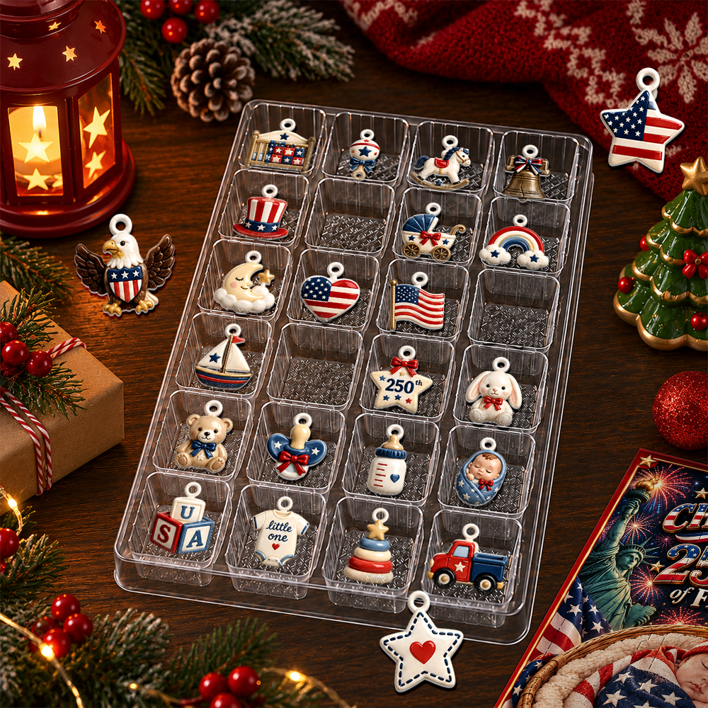 250 New Born Advent Calendar 2026 - 24 Day Christmas Countdown Box With Cute Figurines - Advent Calendar Box-Box&Acrylic
