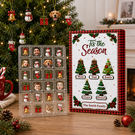 Family Is The Best Part Of Christmas - Advent Calendar Box-Box&Acrylic
