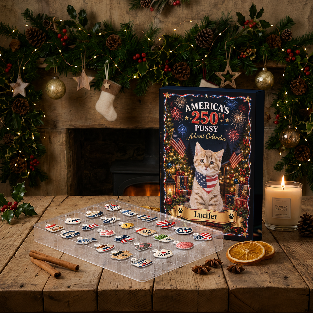 Cat Lovers Advent Calendar 2026 24 Day Christmas Countdown Box With Cute Figurines - Advent Calendar Box-Box&Acrylic