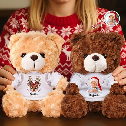 All My Love Merry Christmas - Memorial Personalized Custom Teddy Bear Plush