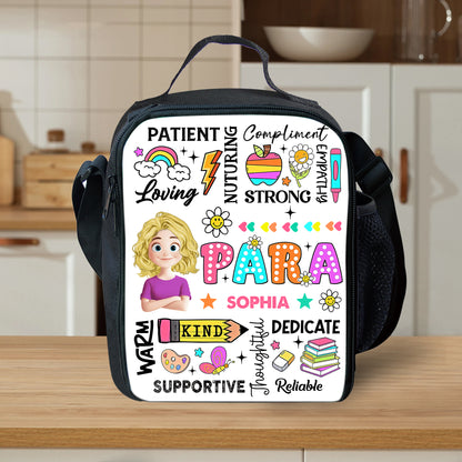 Para Appreciation Lunch Bag - Personalized Lunch Bag -  Back To School Gift For Kids, Son, Daughter