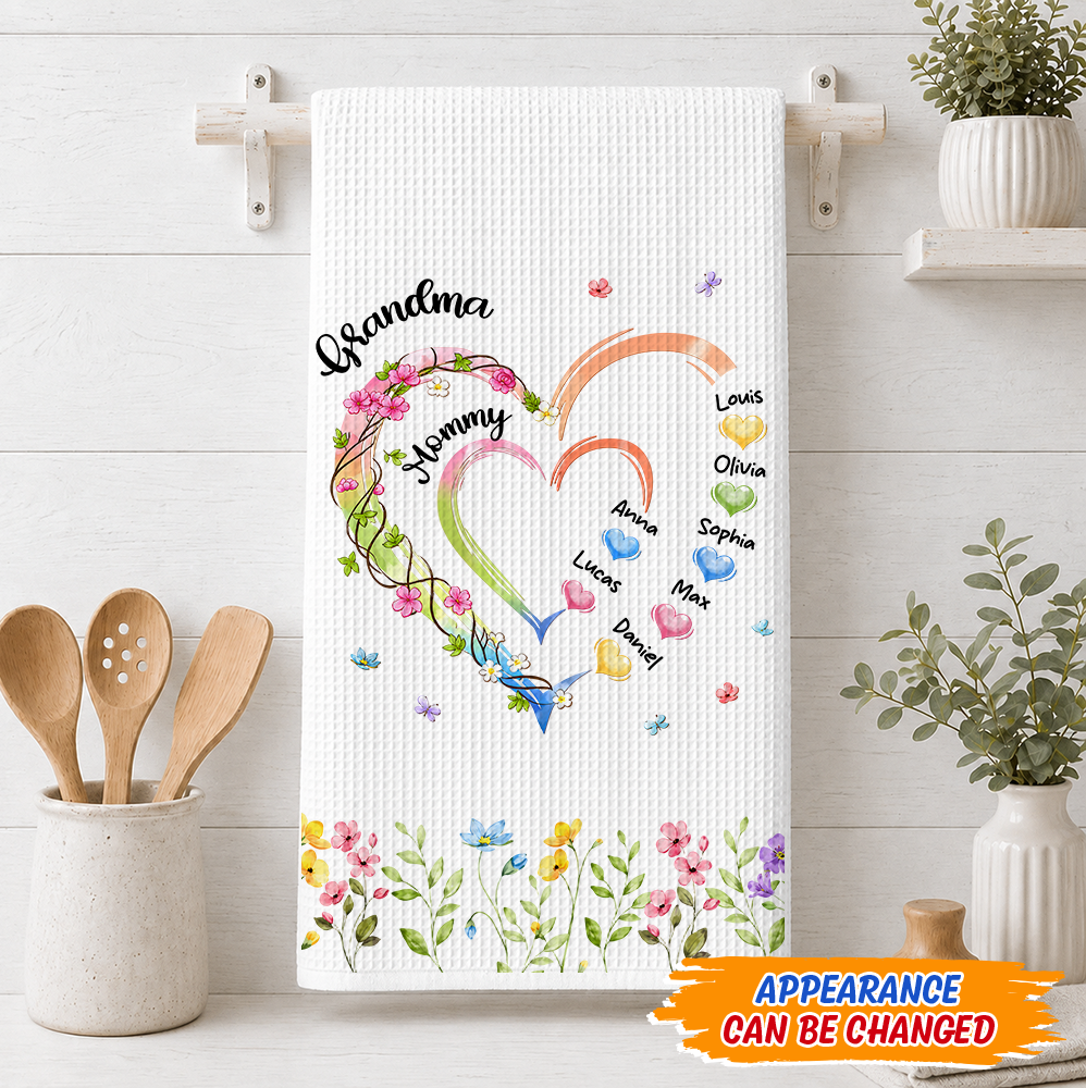 Grandma Kitchen Towel, Gift For Cooking Lovers - Personalized Kitchen Towel