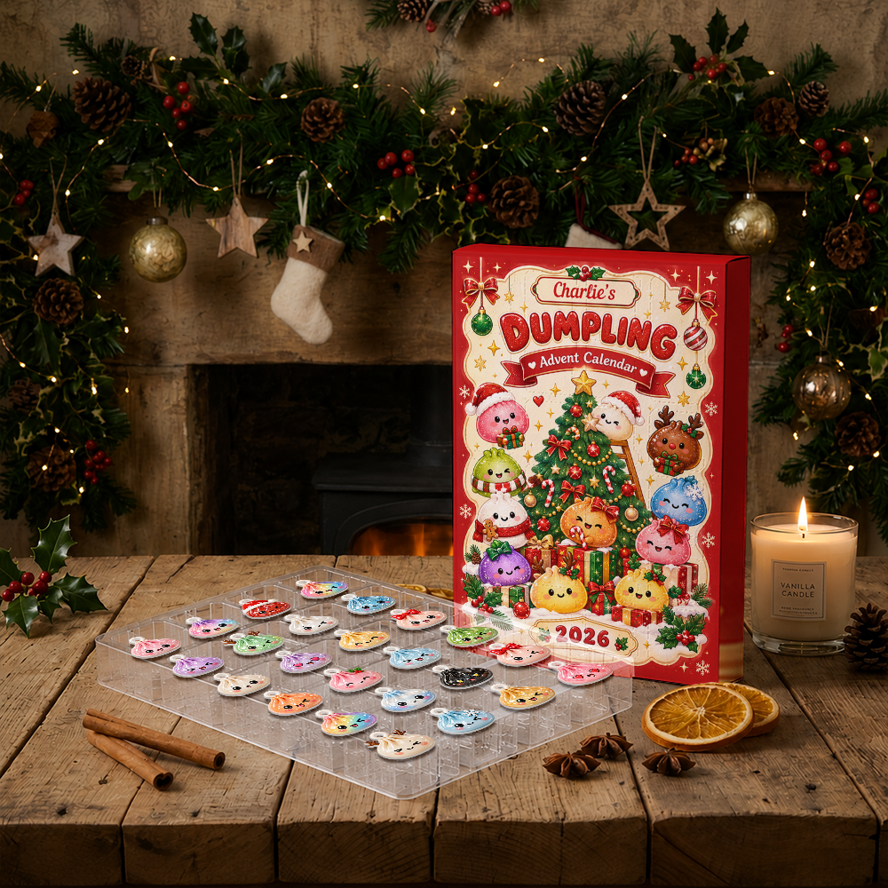 Dumpling Advent Calendar 2026 24 Day Christmas Countdown Box With Cute Figurines - Advent Calendar Box-Box&Acrylic