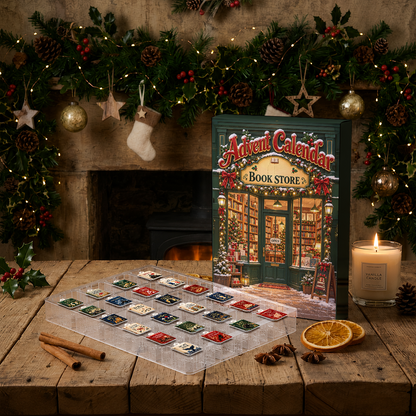 Merry Christmas Book Lover Advent Calendar 2026 - 24 Day Christmas Countdown Box With Cute Figurines - Advent Calendar Box-Box&Acrylic