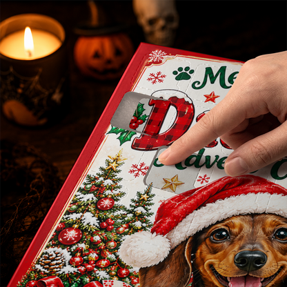 Dachshund Advent Calendar 2026 24 Day Christmas Countdown Box With Cute Figurines - Advent Calendar Box-Box&Acrylic