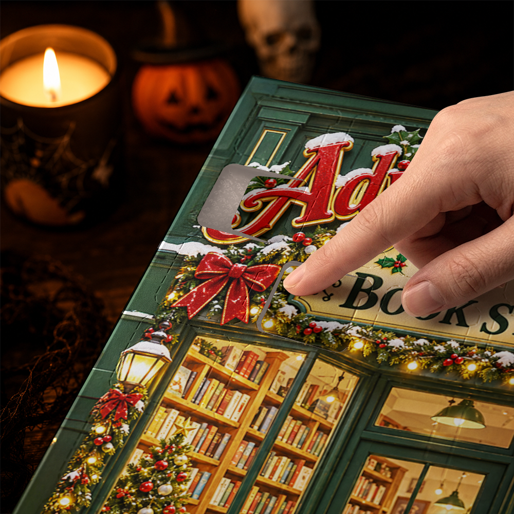 Merry Christmas Book Lover Advent Calendar 2026 - 24 Day Christmas Countdown Box With Cute Figurines - Advent Calendar Box-Box&Acrylic