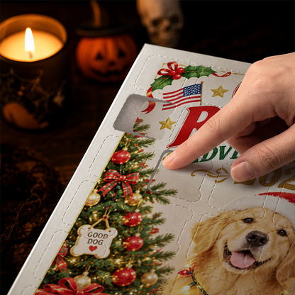 Golden Retriever Advent Calendar 2026 24 Days Of Joy Holiday - Advent Calendar Box-Box&Acrylic