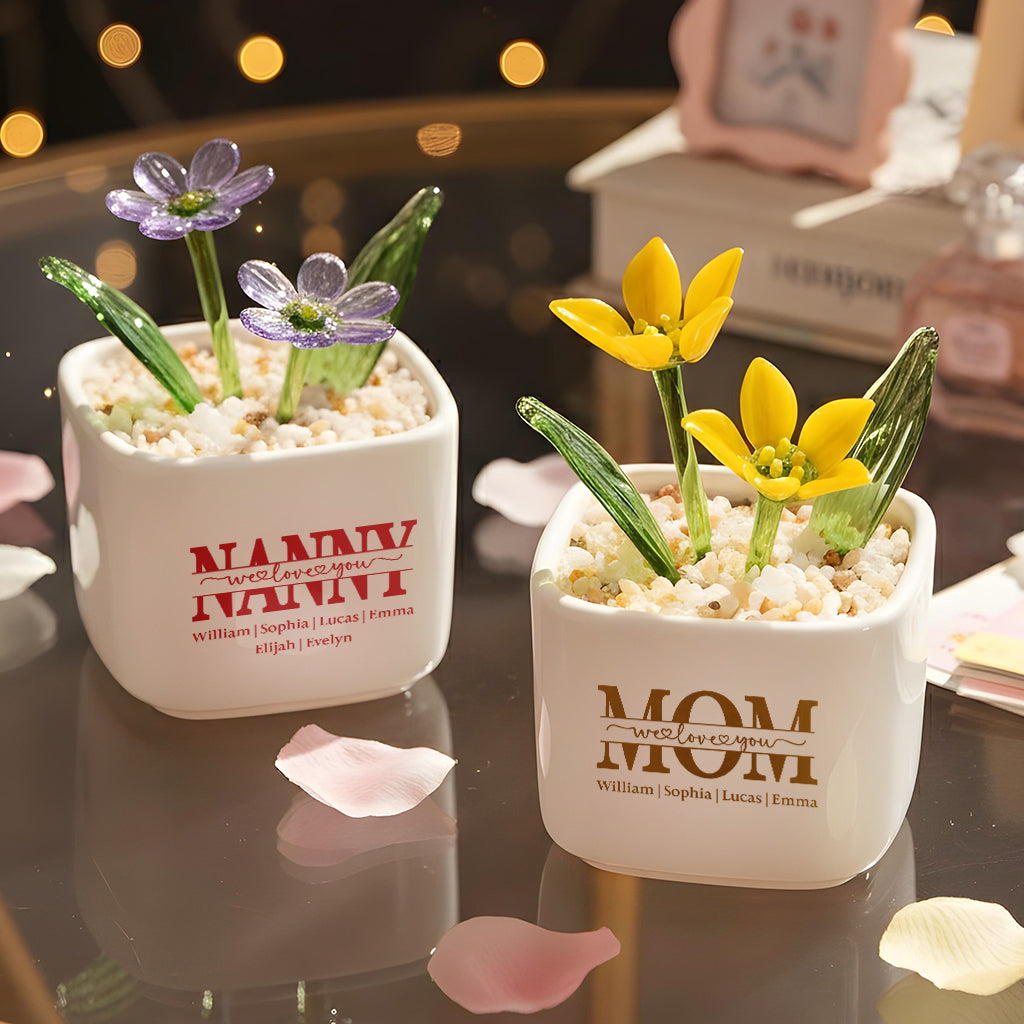 Always Love You - Personalized Custom Glass Everlasting Flowers