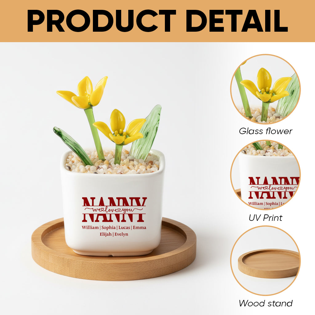 Always Love You - Personalized Custom Glass Everlasting Flowers