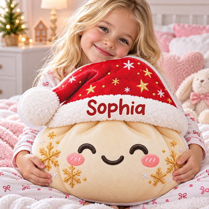 Christmas Dumpling Custom Shaped Pillow - Personalized Custom Pillow - Gifts for Kids