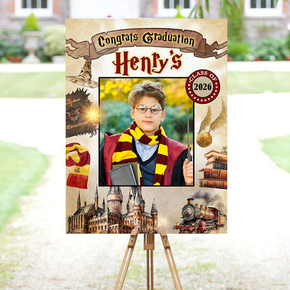 2026 Kid Graduation Welcome Sign - Custom Photo Welcome Sign