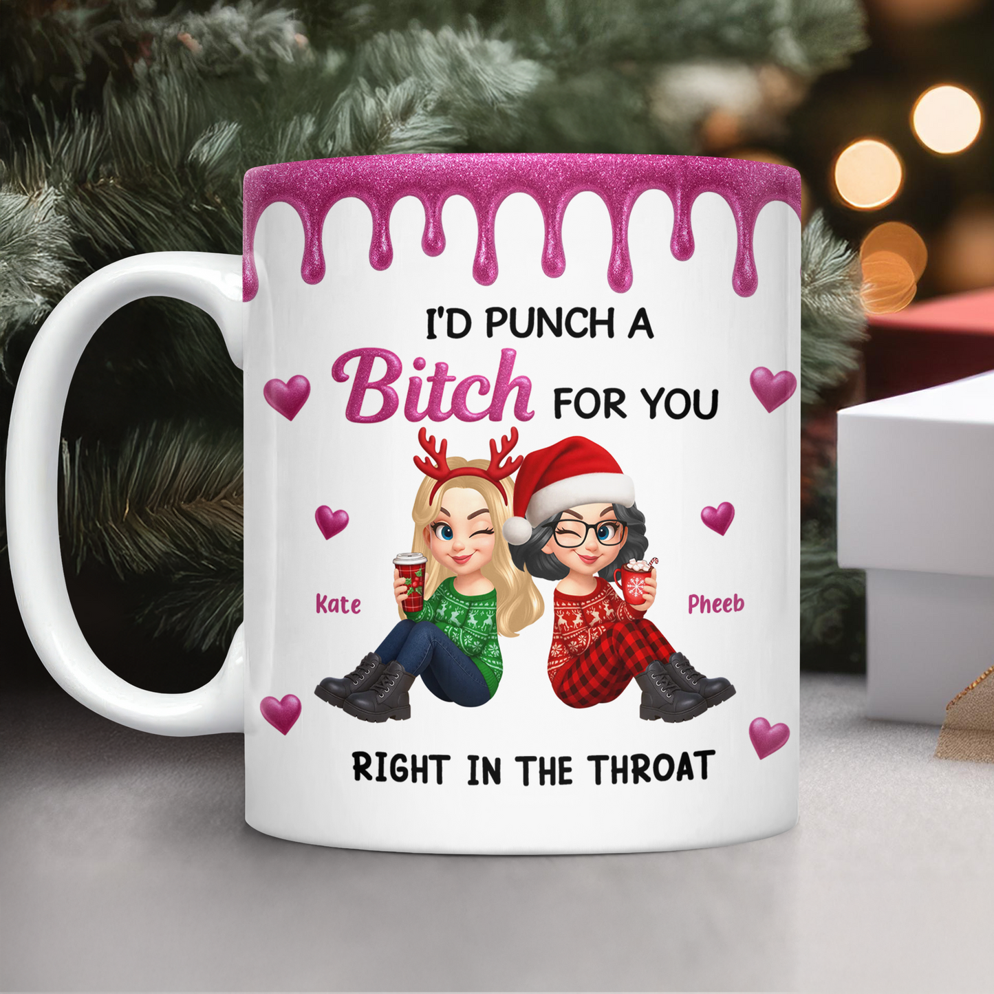 Punch For You My Girl - Personalized Custom Coffee Mug