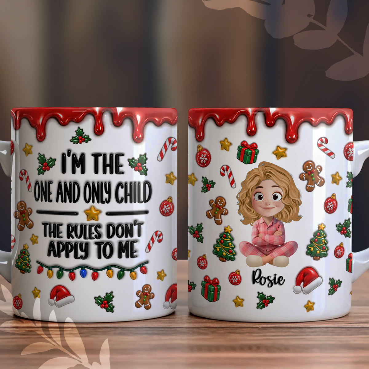 Oldest Middle Youngest Sibling Mug - Personalized Gifts for Brothers & Sisters - Custom Christmas Gifts