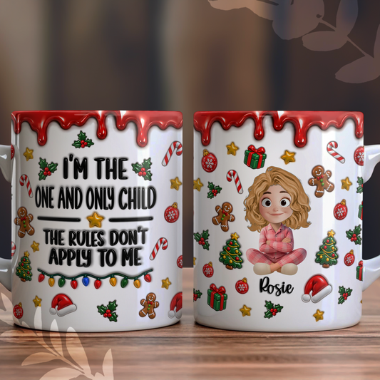 Joyeux Noël - Mug personnalisé - Effet 3D 