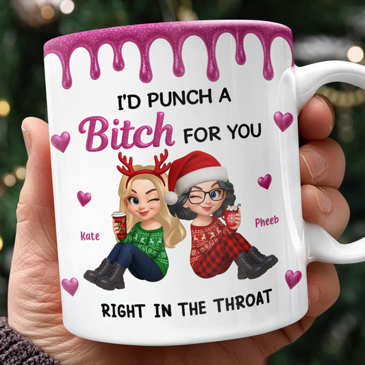 Punch For You My Girl - Personalized Custom Coffee Mug