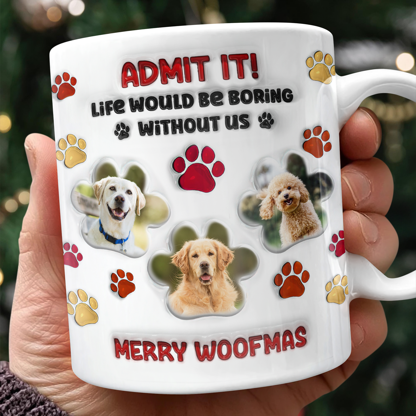 Admit It! 3D Christmas Mug - Personalized Mug