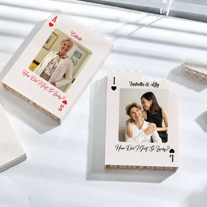 Custom Photo Building Blocks for Couple - Family Gifts