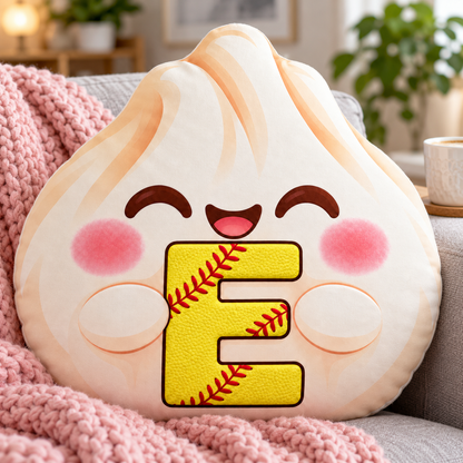 Squishy Sport Lovers Dumpling Custom Shaped Pillow - Personalized Custom Pillow - Gifts for Kids