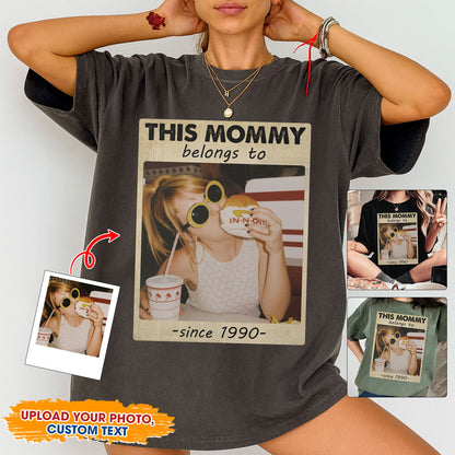 This Mommy Belongs To - Custom Unisex T-shirt