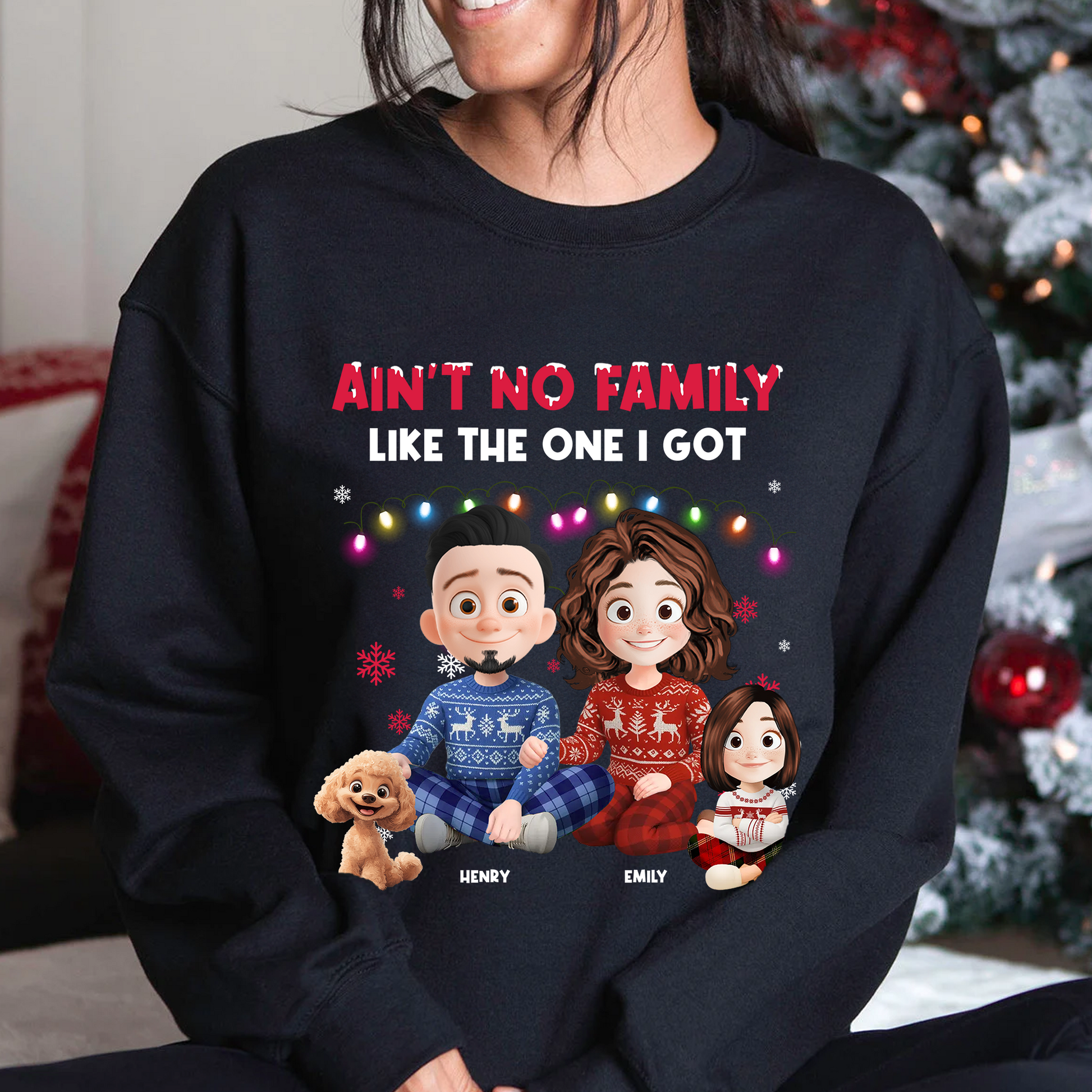 Ain't No Family Like The One I Got custom unisex t-shirt.