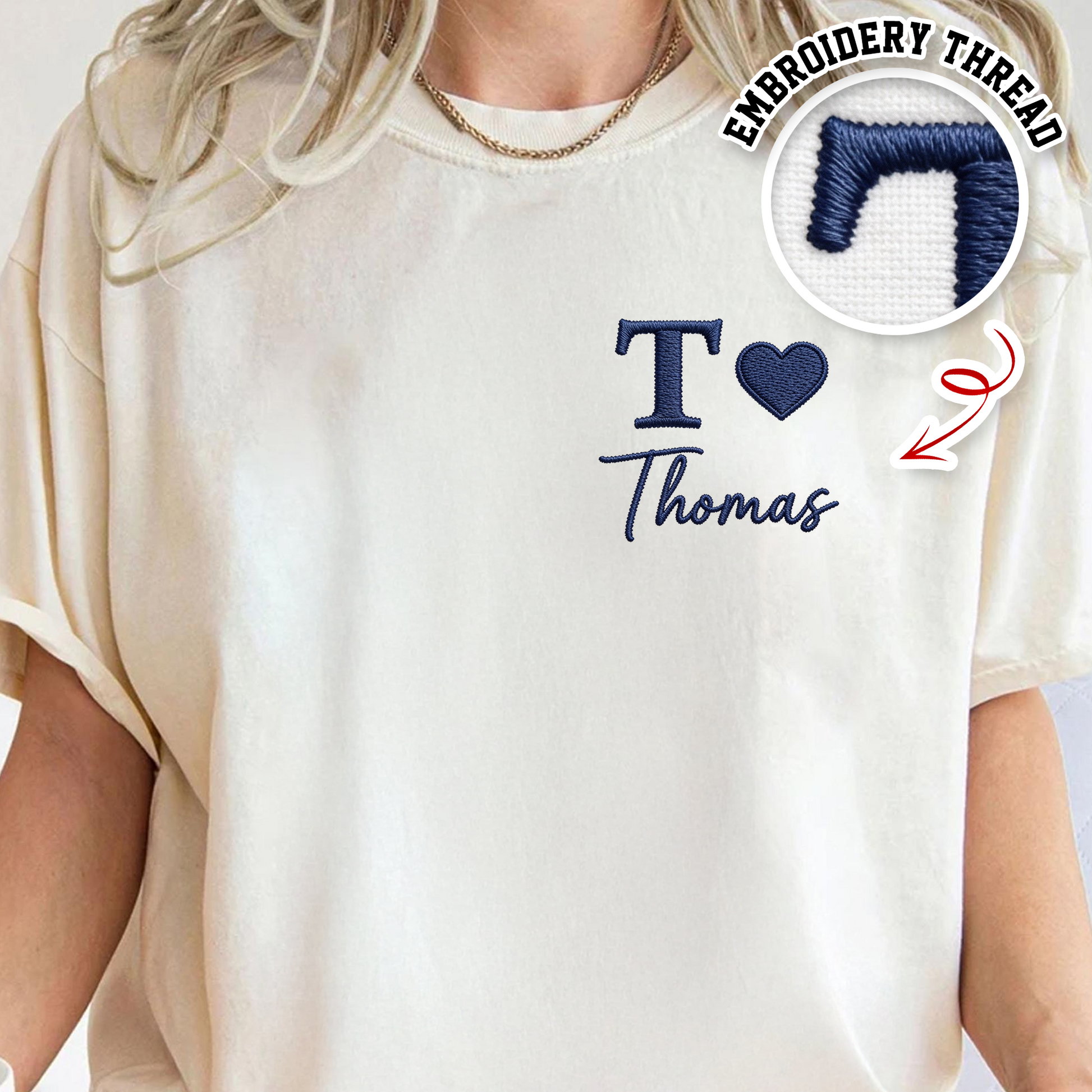 Alphabet Embroidered Pet Crewneck Sweatshirt - Custom dog or cat name apparel.