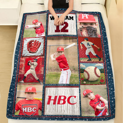 Personalized Back to School 2025 blanket with student name, books, and apple design. Great back to school gift!
