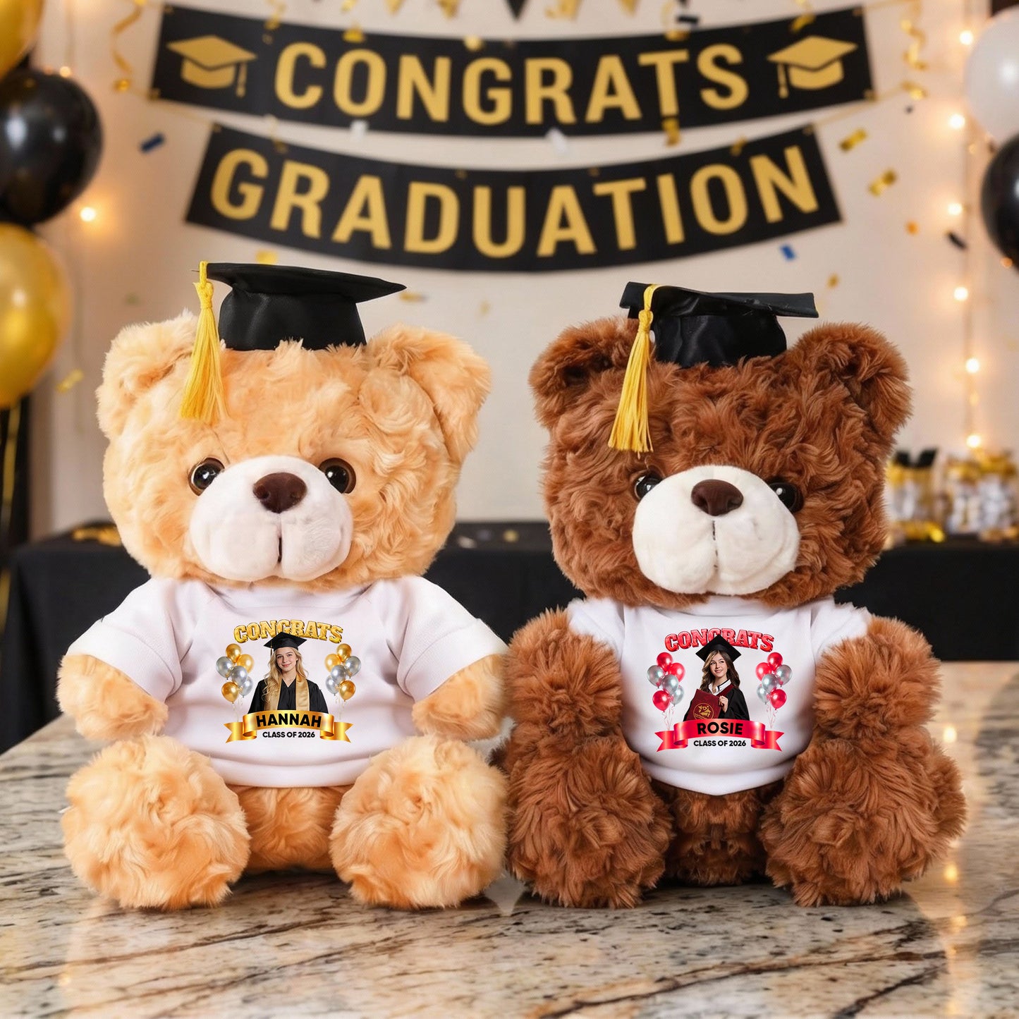 Premier Noël - Ours en peluche personnalisé