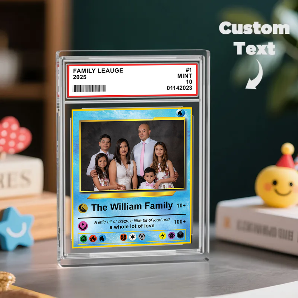 Cartoon style custom figure acrylic block plaque, personalized gift.