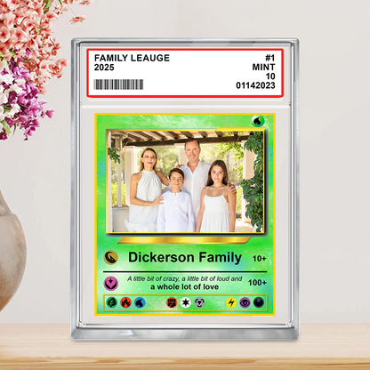 Cartoon style custom figure acrylic block plaque, personalized gift.