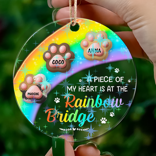 Custom Shape Hologram Ornament for Cherished Moments & Everlasting Love.

