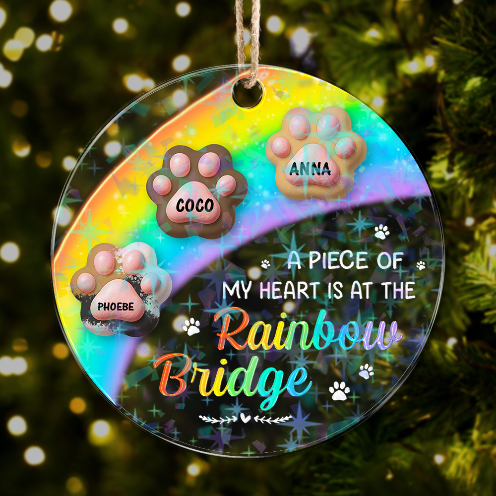 Custom Shape Hologram Ornament for Cherished Moments & Everlasting Love.
